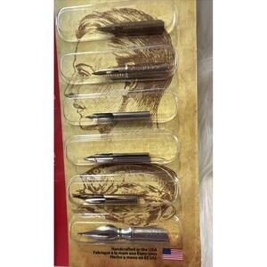 2011 Speedball 2964 Calligraphy Pen 6 Nibs 99,56,102,107,108,&512 Sketching NOS